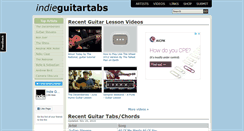 Desktop Screenshot of indieguitartabs.com